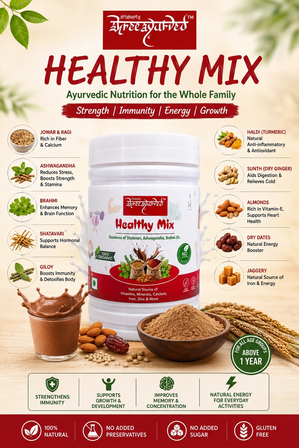 Healthy Mix Jar